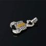 LOVECOM 925 Sterling Silver Scorpion Retro Pendants for Men Women Couple Cool Punk Fashion Charm Jewelry Accessories