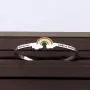 CENWA Rainbow Baby Bracelet for New Mom Even Miracles Take a Little Time Cuff Bracelet Pregnancy Wish Gift