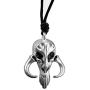 Mandalorian Yoda Pendant Necklace - Star Wars Series Charms Rope Necklace - Unisex Bounty Hunter Baby Alloy Plating Jewelry (White)