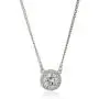 NINE WEST ''Nw Boxed Gifting Cubic Zirconia Round Shape Necklace and Earrings Jewelry Set NINE WEST ''Nw Boxed Gifting Cubic Zirconia Round Shape Necklace and Earrings Jewelry Set