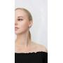AUBE JEWELRY Hypoallergenic 925 Sterling Silver Dainty Feather Dangle Earrings for Women