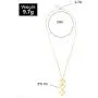 Shegirl Bar Long Necklace Charm Three Triangle Arrow Pendant Necklace Gold Fashion Y-Necklace Jewelry for Women and Girls Gifts