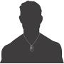 Marvel Black Panther Mens Stainless Steel Dog Tag Pendant, 20''