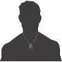 Marvel Black Panther Mens Stainless Steel Dog Tag Pendant, 20''