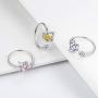 Aurora Tears Butterfly Jewelry Women 925 Sterling Silver Butterflies Necklace/Earrings/Rings Wedding Gift