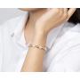 Pearl Bracelets Freshwater Cultured Pearl Bracelets Gold Filled with Adjustable Chain Jewelry Gift for Teen Girls Daughter Women Bridal