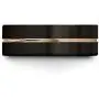 Midnight Rose Collection Tungsten Wedding Band Ring 9mm for Men Women 18k Rose Gold Plated Flat Cut Center Line Black Brushed Polished Midnight Rose Collection Tungsten Wedding Band Ring 9mm for Men Women 18k Rose Gold Plated Flat Cut Center Line Black Brushed Polished