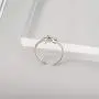 ALLHOUR Solid 925 Sterling Silver Rings for Women, Adjustable Vintage Silver Toe Rings, Unisex Resizable Lucky Infinity Open Finger Rings, Silver Thumb Rings for Men Women Girls
