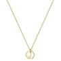MONOZO Hexagon Initial Necklace for Women, 14k Gold Filled Letter Pendant Necklace Dainty Personalized Alphabet 26 Monogram Initial Necklace for Girls Jewelry Gifts