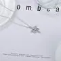 WINNICACA Sterling Silver Caduceus Angel Wings Nurse Necklace Stethoscope Necklaces for Graduation Birthday Nurses Day Gift for Her,18+2 Inch Rolo Chain