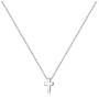 MONOZO Cross Necklace for Women, 14k Gold Filled Dainty Cross Pendant Necklace Simple Layered Choker Necklace Sideway Cross Necklaces Jewelry Gifts for Women Birthday Mothers Day