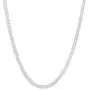 PAVOI 14K Gold Plated Curb Paperclip Box Sphere Bead Snake and Figaro Chain Adjustable Necklace