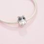 Pandora Jewelry Sparkling Owl Cubic Zirconia Charm in Sterling Silver