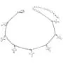 S925 Sterling Silver Jewelry Cross Adjustable Bracelet Link 7 to 9 inches