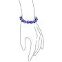 Bling Jewelry Colorful Turkish Glass Bead Good Luck Protection Evil Eye Stretch Bracelet for Women for Teen Rondelle Crystal Spacer Stackable Protection More Colors