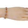 HolidayGiftShops Sterling Silver Honey Baltic Amber Hearts Bracelet