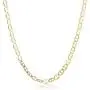 14k REAL Yellow Gold Solid 3mm Flat Mariner Chain Necklace with Lobster Claw Clasp 14k REAL Yellow Gold Solid 3mm Flat Mariner Chain Necklace with Lobster Claw Clasp
