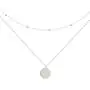 Layered Disc Pendant Choker Necklace for Women Girls 925 Sterling Silver 18K Gold Dainty Full Moon Circle Coin Collar Two-Double Chain Fashion Y Jewelry Gifts Box Birthday Wedding Layered Disc Pendant Choker Necklace for Women Girls 925 Sterling Silver 18K Gold Dainty Full Moon Circle Coin Collar Two-Double Chain Fashion Y Jewelry Gifts Box Birthday Wedding