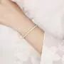 SHKA 925 Sterling Silver Round Cut Tennis Bracelet 18K Women’s Bracelet CZ Bracelets with Sparking Cubic Zirconia