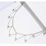 SLUYNZ 925 Sterling Silver Choker Necklace for Women Teen Girls Bohemia Collar Necklace Adjustable Necklace