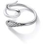 Snake Ring for Women|925 Sterling Silver Personalized Serpent Wrap Ring Adjustable