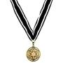 Star Wars: The Mandalorian Imperial Crest Medal | Collectible Imperial Star Wars Medallion Worn By The Client | Empire Logo Star Wars Necklace Imperial Medal