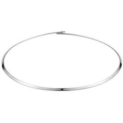 Choker Necklace for Women Silver Stainless Steel Simple Collar Choker