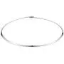Choker Necklace for Women Silver Stainless Steel Simple Collar Choker Choker Necklace for Women Silver Stainless Steel Simple Collar Choker