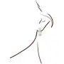 JanKuo Jewelry Rhodium Plated Cubic Zirconia Simulated Pearl Dangle Earrings JanKuo Jewelry Rhodium Plated Cubic Zirconia Simulated Pearl Dangle Earrings