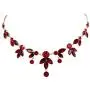 Faship Gorgeous Rhinestone Crystal Floral Necklace Earrings Set Faship Gorgeous Rhinestone Crystal Floral Necklace Earrings Set