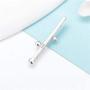 LGSY 925 Sterling Silver Cubic Zircon Pearl Bail Pendants for Pearl Jewely Making, Design Pendant Fitting for Fashion Jewlery