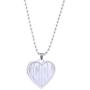 TAGOMEI Igirl Heart Stainless Steel Pendant Necklace Cute Punk Hiphop Heart Choker Retro Necklace