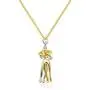 XINAOBAOLUO Fashion Affectionate Hug Jewelry Metal Plating Lovers Pendant Necklace &18k Alloy Earring Set Gifts for Couples (1.18 Pendant + 15.7 Chain)
