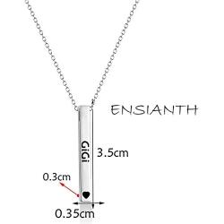 ENSIANTH Gigi Necklace Grandma Jewelry Gigi Letter Necklace Nana Mimi Grammy Gigi Gift Family Jewelry