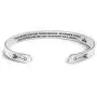 Raysunfook Whenever You Feel Overwhelmed Remember Whose Daughter Granddaughter You are and Straighten Your Crown Bracelet Inspirational Cuff Bangle Gifts