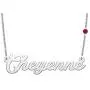 LuxglitterLin Name Necklace Personalized Birthstone Initial Necklace Stainless Steel Jewelry 2mm Cuban Link Chain for Women LuxglitterLin Name Necklace Personalized Birthstone Initial Necklace Stainless Steel Jewelry 2mm Cuban Link Chain for Women