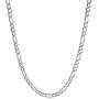 Savlano 925 Sterling Silver 4mm Italian Solid Figaro Link Chain Necklace with Gift Box for Men & Women - Made in Italy