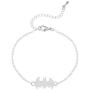 Eiffy Tiny Vampire Bat Bracelet Pendant Charm Simple Superman Batman Bracelets Super Hero Halloween Bracelet Silhouette Jewelry