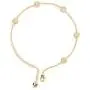 LVYE Small Tennis Bracelets Link Bracelets CZ Jewelry Sterling Silver and Gold Plated Bracelet Oval and Heart for Women and Girls