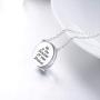 YFN Sterling Silver Go in The Direction of Your Dreams Mermaid Necklace Inspirational Jewelry Birthday Gifts for Her