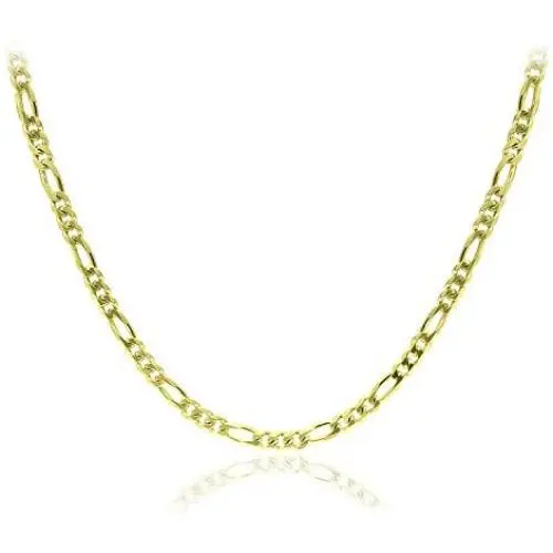 Michael Zweig 925 Sterling Silver Necklace for Women - Sterling Silver Figaro Chain Necklace | 2.95 mm Thickness with Spring Ring, Italy Tag Michael Zweig 925 Sterling Silver Necklace for Women - Sterling Silver Figaro Chain Necklace | 2.95 mm Thickness with Spring Ring, Italy Tag