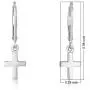 Marina Meiri 925 Sterling Silver Dangle Cross Earrings with Leverback Clasp Hook Marina Meiri 925 Sterling Silver Dangle Cross Earrings with Leverback Clasp Hook