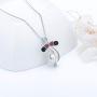 LGSY Mini Mouse Cage Pendants for Pearl Jewelry Making Sterling Silver, Design Pearl Cage Pendants for Adorable Gift