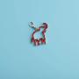 AKTAP Delta Sigma Theta Red Elephant Zipper Charm for Women Girl DST Sorority Gift