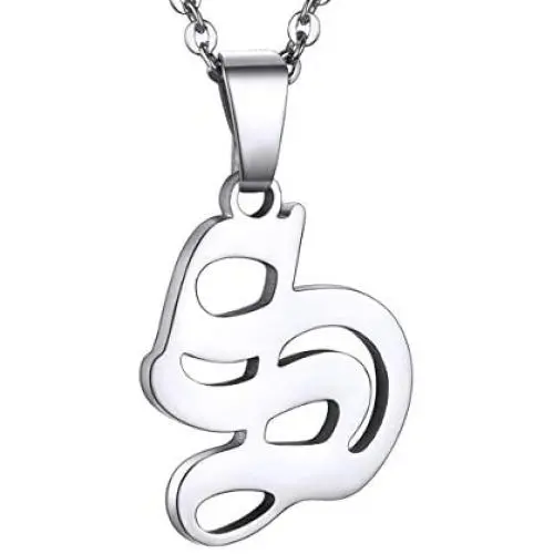 GoldChic Jewelry i Love u Necklace in 100 Languages, Old English Initial Necklace for Women/Girls,I Love You Necklaces for Girlfriend, Adjustable Chain Length 18''-20'', with Gift Box