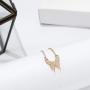 Acedre Butterfly Choker Necklace Lock Layered Necklaces Fashion Gold Necklaces Chains Neck Adjustable Jewelry Accessory for Women and Girls