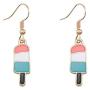 YINLIN Cute Colorful Ice Cream Pendant Necklace Sweet Food Jewelry
