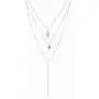 Aganippe 16/20 Layered Choker Necklace for Women Gold Multilayer Chain Necklace Set for Women Girls Birds Turquoise Rose Moon Star Pearl Heart-shaped Chokers Pack Adjustable DIY Pendant Packs of Necklace