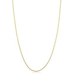 10k Yellow Gold Rope Chain Barely-there Necklace (0.7 mm, 0.9 mm, 1 mm or 1.3 mm) - Thin And Lightweight