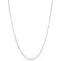 Authentic Solid Sterling Silver Box Chain Rhodium Necklace 1MM - 1.5MM, Thin & Strong, Box Chain Sterling Silver, Silver Necklace for Men & Women, Made In Italy, Next Level Jewelry Authentic Solid Sterling Silver Box Chain Rhodium Necklace 1MM - 1.5MM, Thin & Strong, Box Chain Sterling Silver, Silver Necklace for Men & Women, Made In Italy, Next Level Jewelry